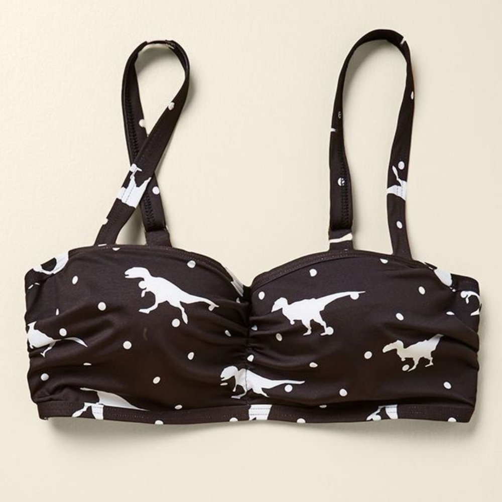 Waterfront Flaunt Bikini Top in Dinos